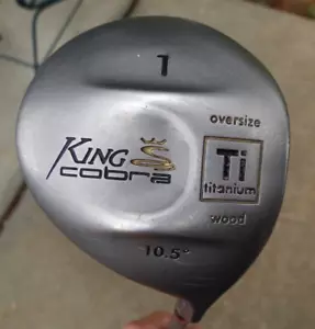 King Cobra 1 Driver Oversize Ti 10.5 Degrees RH Graphite Autoclave S Firm - Picture 1 of 15