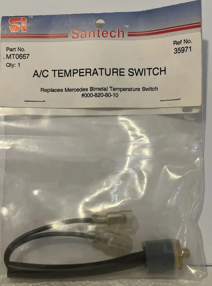 Santech A/C Temperature Switch MT0667 For Mercedes Benz - Image 1 of 4