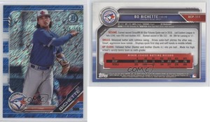 2019 Bowman Chrome Prospects Blue Shimmer Refractor /150 Bo Bichette #BCP-111