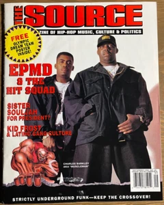 THE SOURCE MAGAZINE #36 SEPTEMBER 1992 - EPMD COVER INCLUDES DREAM TEAM POSTER! - Picture 1 of 2