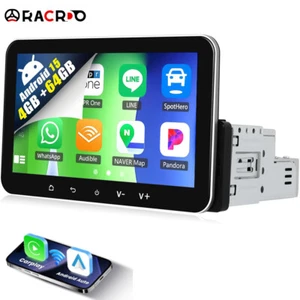 4+64GB Android 15 Single 1Din 7" Radio Coche Apple CarPlay Pantalla Táctil Bluetooth - Imagen 1 de 24
