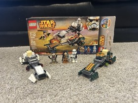 LEGO 75090 Star Wars Ezra's Speeder Bike Retired Sabine Wren Ezra Rebels LikeNew