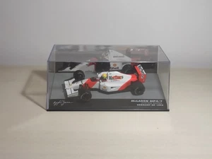 McLaren MP4/7 1992 Ayrton Senna 1:43 Altaya Livrea Originale Formula 1 Die Cast - Foto 1 di 8