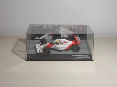 McLaren MP4/7 1992 Ayrton Senna 1:43 Altaya Livrea Originale Formula 1 Die Cast - Immagine 1 di 4
