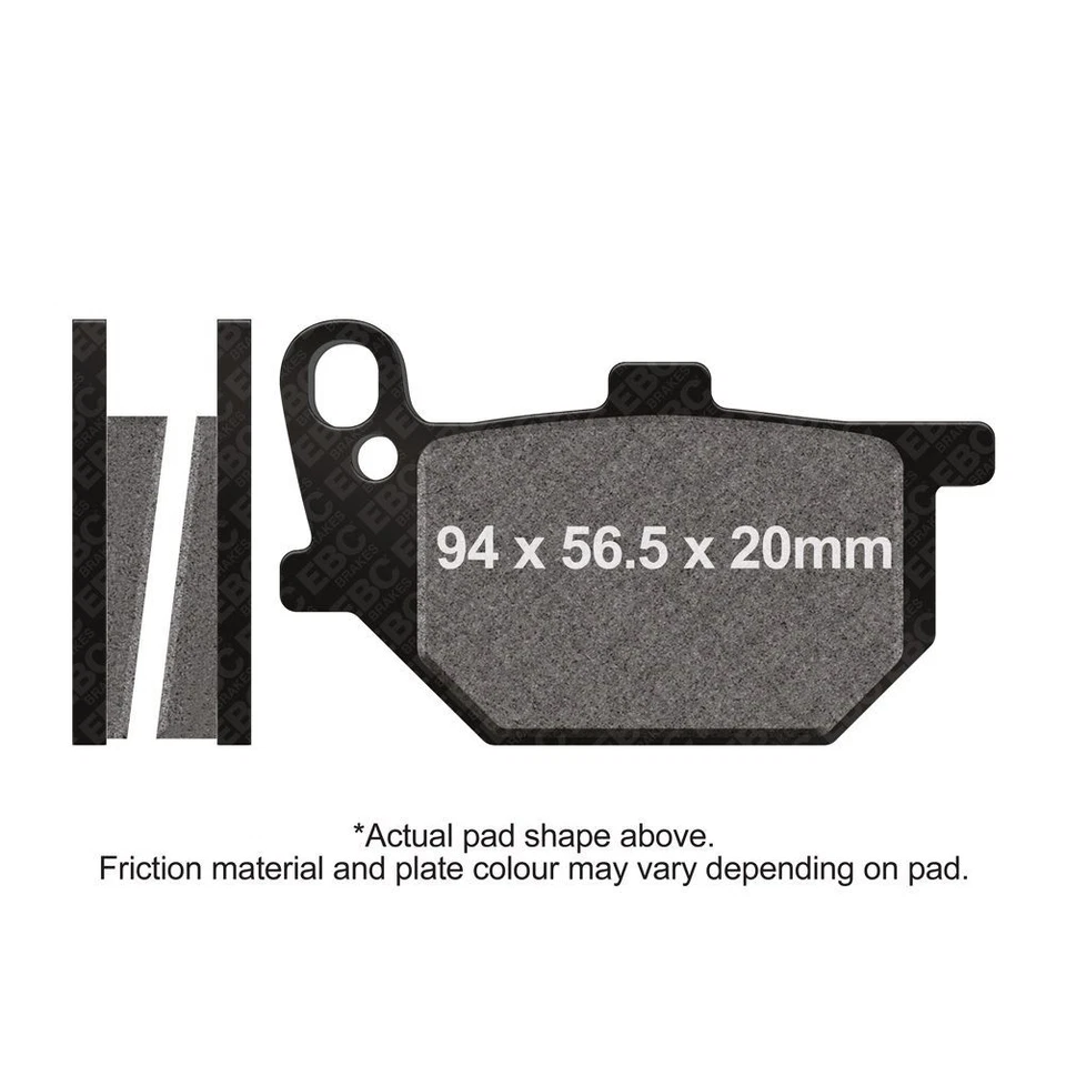 Pastillas de freno delanteras izquierda EBC DMX para Yamaha RD 400 E 1978-1979 Foto 1 de 1