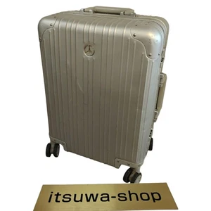 Mercedes Benz Koffer Tragetasche Benz's Neuheit 32L Aluminium Silber Japan - Bild 1 von 16