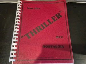 Professional Musician Library Of Sheet Music Treble Clef 80's MTV "THRILLER READ - Picture 1 of 22