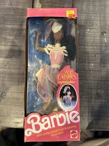 VINTAGE ICE CAPADES BARBIE BLACK AFRICAN AMERICAN SKATING MIB MATTEL #7348 1989 - Picture 1 of 11