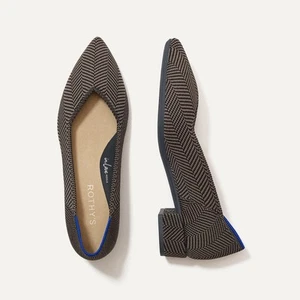 NEW Rothy’s Size 9.5 Sparrow Herringbone The High Point Pumps Heels - Picture 1 of 9