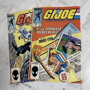 G.I. Joe: A Real American Hero #26 & #27 (Marvel 1984) Origin! 2nd Print! - Picture 1 of 5