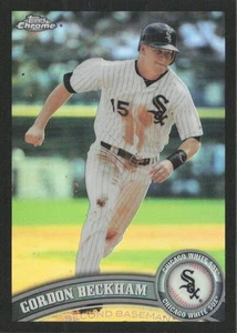 2011 Topps Chrome Gordon Beckham Black Refractor #/100 #51 Card - Color Match - Picture 1 of 2