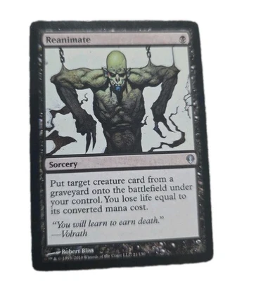 MTG Reanimate Tempest Magic the Gathering Card NM Condition - Image 1 of 2