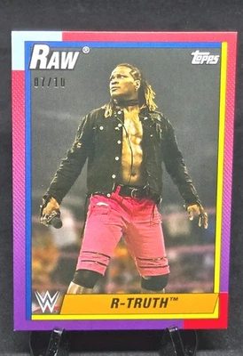 2021 TOPPS HERITAGE WWE RED 7/10 #38 R-TRUTH 07/10 - Image 1 of 3