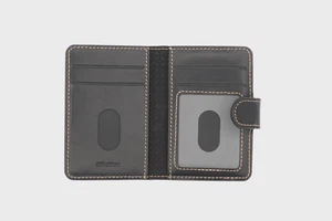 Shieldon Leder Magsafe Geldbörse - Schwarz - Bild 1 von 8