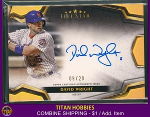 2024 Topps Five Star Signatures Autograph #DW David Wright AUTO /20 - Bild 1 von 2