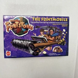 Flintstones "FLINTMOBILE" Fahrzeugrollen mit Steinzeitsound MATTEL 1993 - Bild 1 von 6