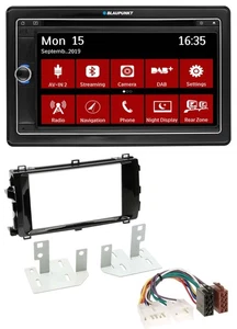 Blaupunkt Bluetooth DAB 2DIN USB DVD MP3 Autoradio für Toyota Auris (ab 2013) - Bild 1 von 9