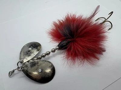 9” Dadson Blade Baits Marabou FTFF! Bucktail Spinner Musky Lure - Image 1 of 4