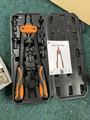Lytool Rivnut Tool Kit 14" Rivet Nut Tool with 205pcs Nuts Heavy Duty Rivet Gun - Image 1 of 4