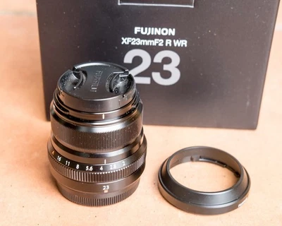 Fujifilm Fujinon XF 23mm F/2 R WR Black (Fuji X mount) -Near Mint - image 1 of 4