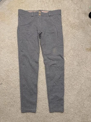 Freddy Womens Pants 4 Small Gray Wr. Up The Slounge Skinny Push Up Low Jersey - Image 1 of 4