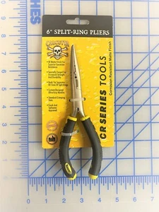 Calcutta C6CRSRP Ultra Grip 6" Split Ring Pliers CR Matte Finish - Picture 1 of 2