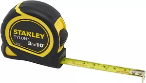 STANLEY 0-30-686 Tylon Tape, 3m/10ft, Real Red - Picture 1 of 6