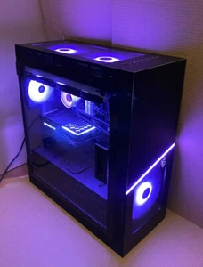 @CASH/COLLECTION ONLY@ i9 gaming PC BEAST RGB watercooled RTX 3070 64GB RAM - Picture 1 of 9