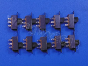 Interruptor de palanca cruzada deslizante de encendido/apagado de alimentación de doble fila de 6 pines - Imagen 1 de 2