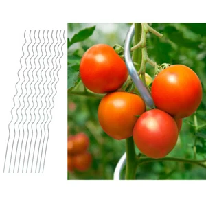 Tomatenstäbe Rankhilfe Pflanzstab 150cm Tomatenspiralstab 10er Set Tomatenstange - Bild 1 von 3