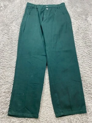 Vtg Guess Jeans Men 30x30 Green Baggy 90s Hip Hop Y2K Skater Denim Made In USA - Image 1 of 4