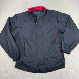 Dryjoys by Footjoy Jacket Mens XL Full Zip Windbreaker Golf Outerwear Black - Picture 1 of 16