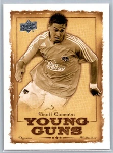 2008 UPPER DECK SOCCER MLS YG-14 YOUNG GUNS GEOFF CAMERON DYNAMO - Picture 1 of 2