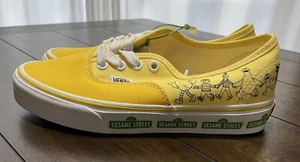 NWOB Vans Sesame Street Yellow Women’s Size 6 Skate Shoe - Picture 1 of 7