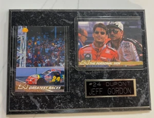 NASCAR #24 Jeff Gordon Wood Plaque DuPont Auto Racing Car Small Plaque - Picture 1 of 2