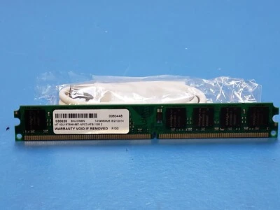 Micron MT1GU16T648-677-NPC3 240p DDR2-667 1GB 16c 64x8 2Rx8 CL5 LP Memory - Image 1 of 2