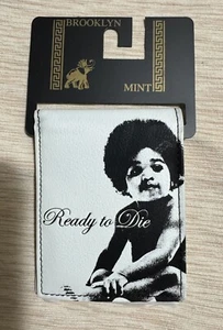 Men's Notorious B.I.G. Ready To Die Bi-Fold Wallet Bi-Fold Wallet White-new - Picture 1 of 3