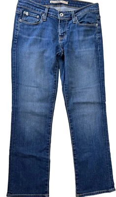 Pantalones de mezclilla rectos Big Star Nikki 1974 para mujer talla 26 lavado medio Foto 1 de 4