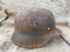 WW2 Original  German helmet M35 62