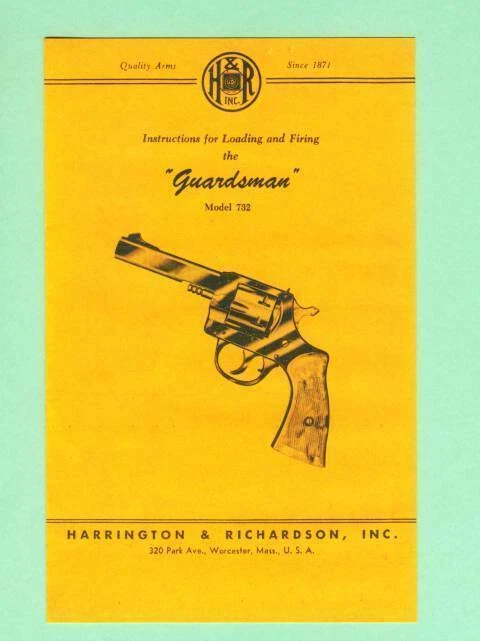 Reproducción manual del propietario H&R modelo 732 Foto 1 de 1