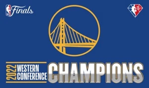 Golden State Warriors 2022 CHAMPIONS 3x5 Ft Banner Flag 2022 Playoffs The Finals - Picture 1 of 1