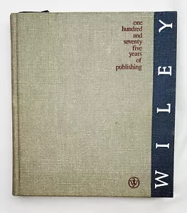 Wiley : 175 Years of Publishing John Hammond Moore 1982 Hardcover - Picture 1 of 2