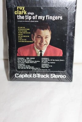 NEW Roy Clark SEALED 8 Track TAPE The Tip of my Fingers 8M 12032 Foto 1 de 3