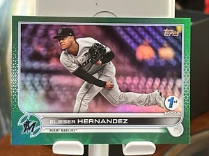 2022 Topps Series One Green Eliesser Hernandez 119/150 - Bild 1 von 2