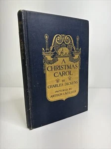 Charles Dickens A Christmas Carol 1914 HCDJ VG+ - Picture 1 of 12