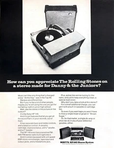 1971 Sony HP-140 Stereo System photo It's How to Appreciate Music promo print ad - Picture 1 of 1