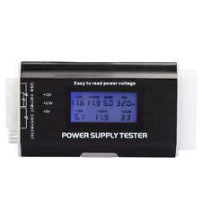 Computer Power Supply Tester LCD Display Aluminum Alloy Support 20/24Pin ATX GDS