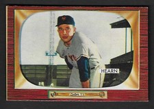 1955 BOWMAN JIM HEARN #220 NEW YORK GIANTS .....NEAR MINT.................$12.95