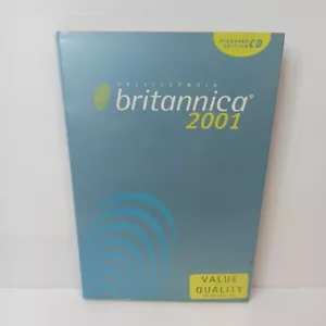 Britannica 2001 Standard Edition OEM Version PC CD-Rom with Key VGC Free Post. - Picture 1 of 12