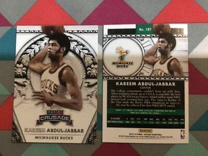 2013/14 2013-2014 panini croisade Kareem Abdul Jabbar #187 bucks legend - Photo 1/1